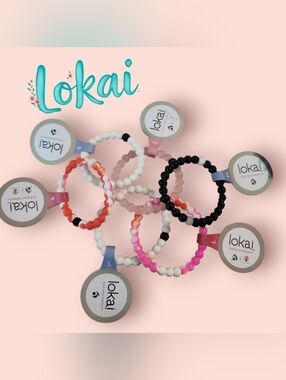 Lokai Silicone Beaded Bracelt Set Of 6